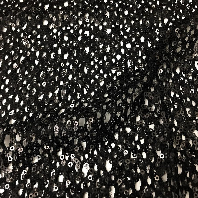 Cersei Stretch Lace Sequin Fabric | Blue Moon Fabrics