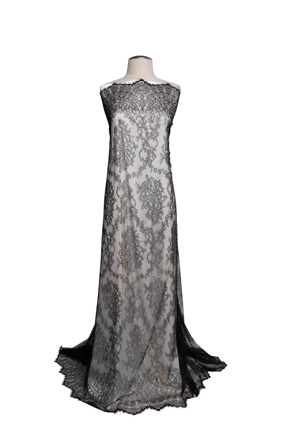 Chantilly Lace Black Fabric - Exquisite Fabrics