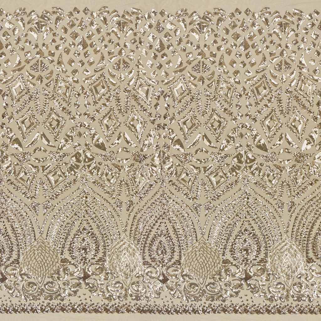 Cleopatra Stretch Mesh Sequin Fabric | Blue Moon Fabrics