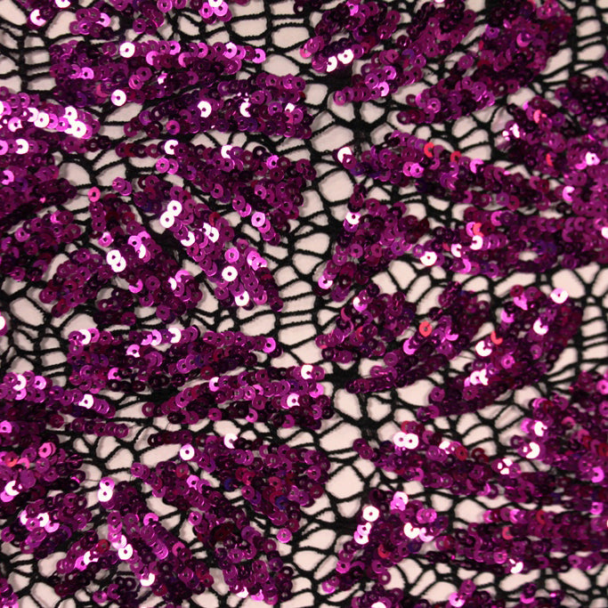 Cluster Lace Sequin Fabric | Blue Moon Fabrics
