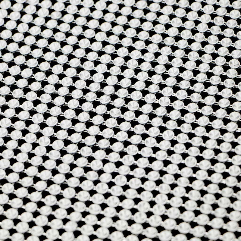 Cupped Aluminum Scale Mesh Fabric | Blue Moon Fabrics