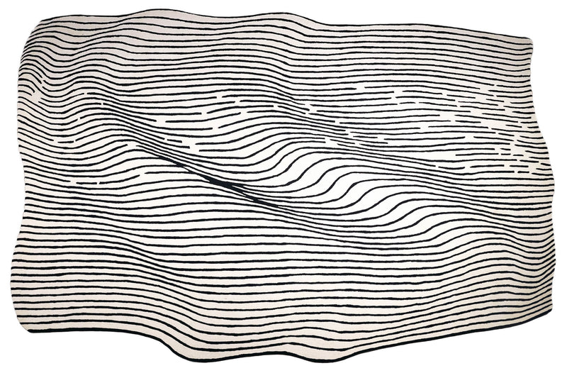 Beluga Tufted Design 55 Ivory Black