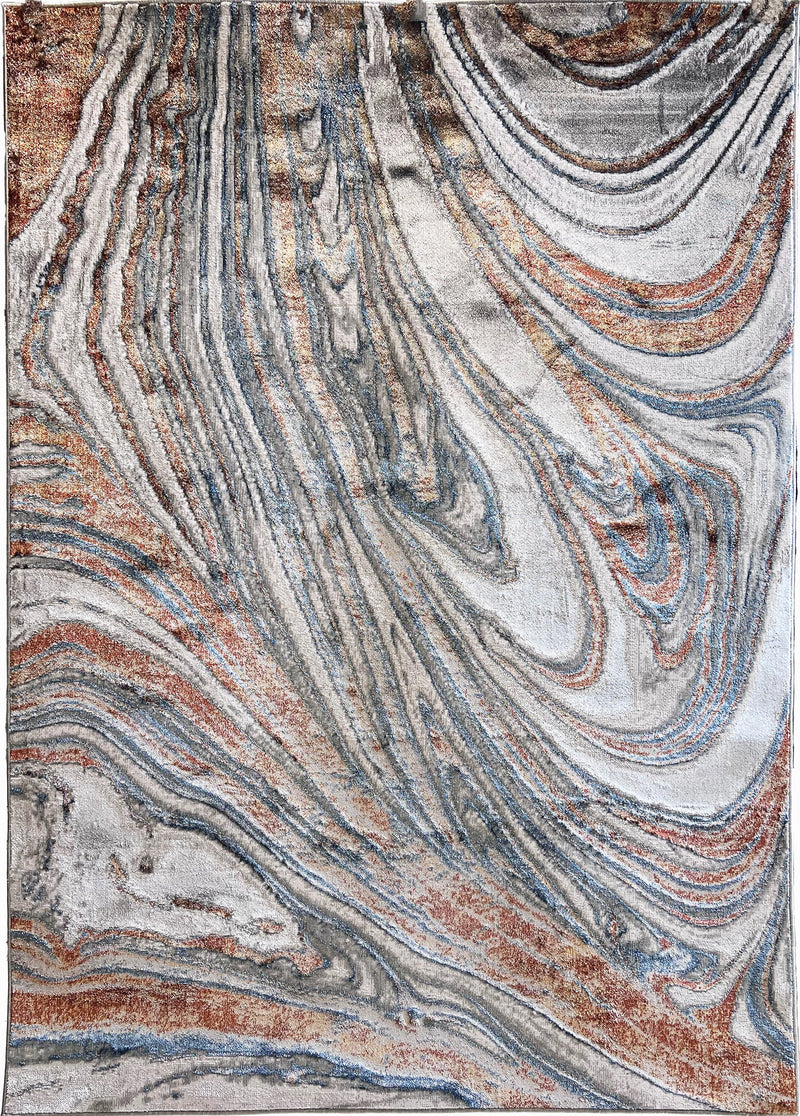 Chromatic Transformation: Foldable Flat Weave Area Rug with Shifting Hue