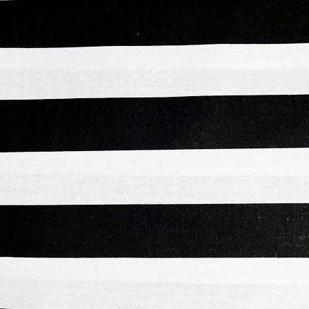One Inch Stripe Print Poly Cotton Fabric