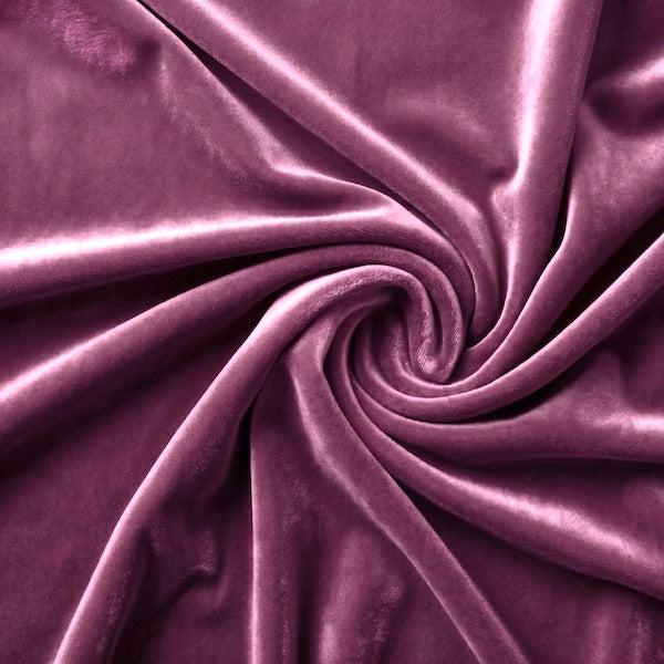 Heavy Stretch Velvet Spandex Fabric