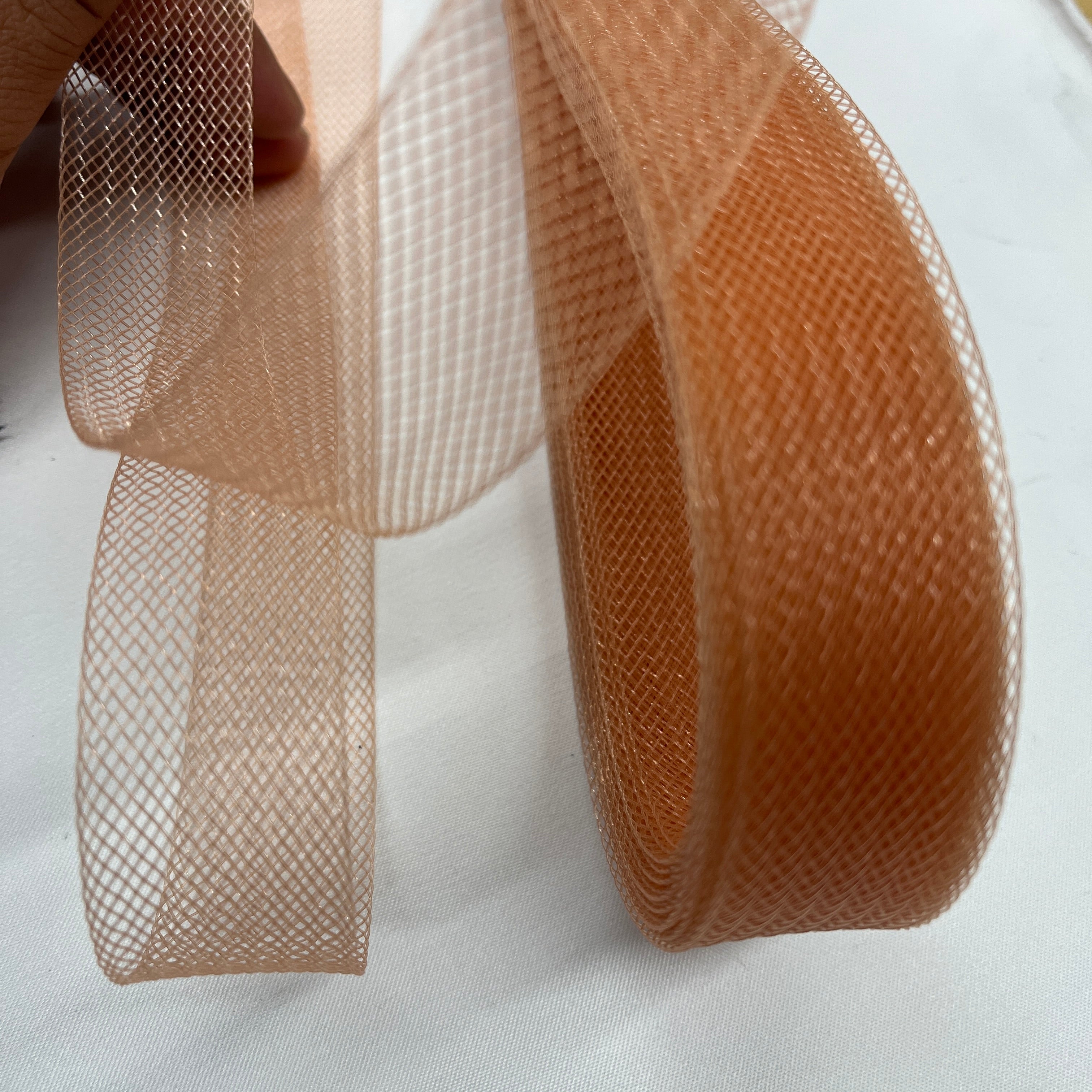 1" Crinoline Horsehair Braid Trim – 100% Nylon Sewing Webbing | Lace USA - 1" Horse Hair