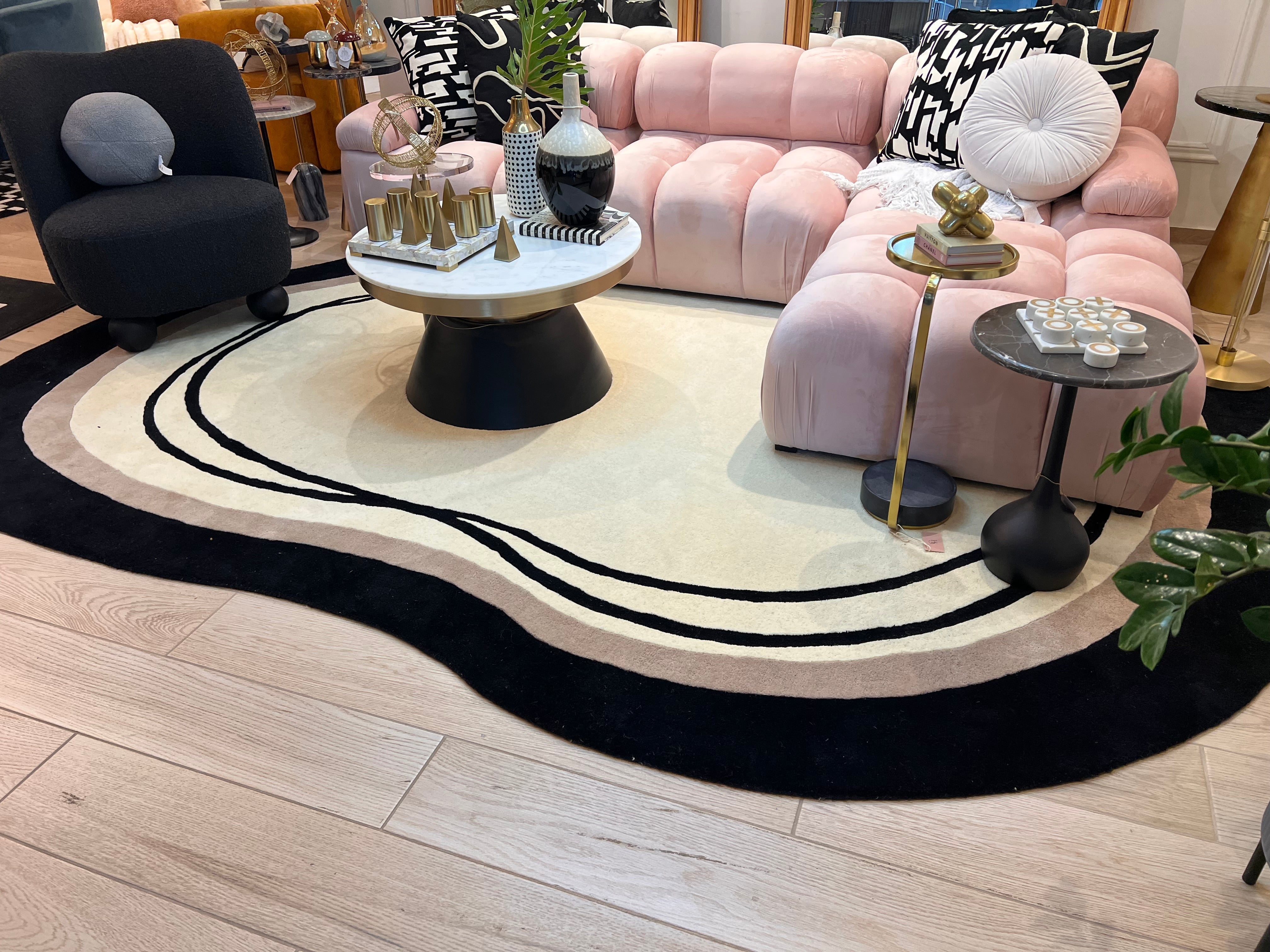 Beluga Tufted Design 57 Ivory Black
