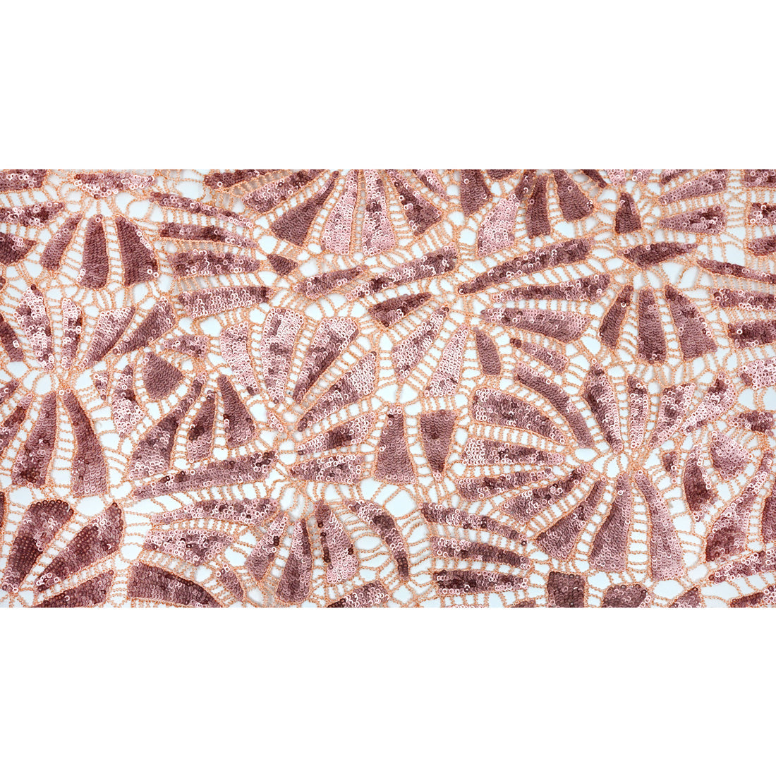 Ornate Lace Sequin Fabric | Blue Moon Fabrics