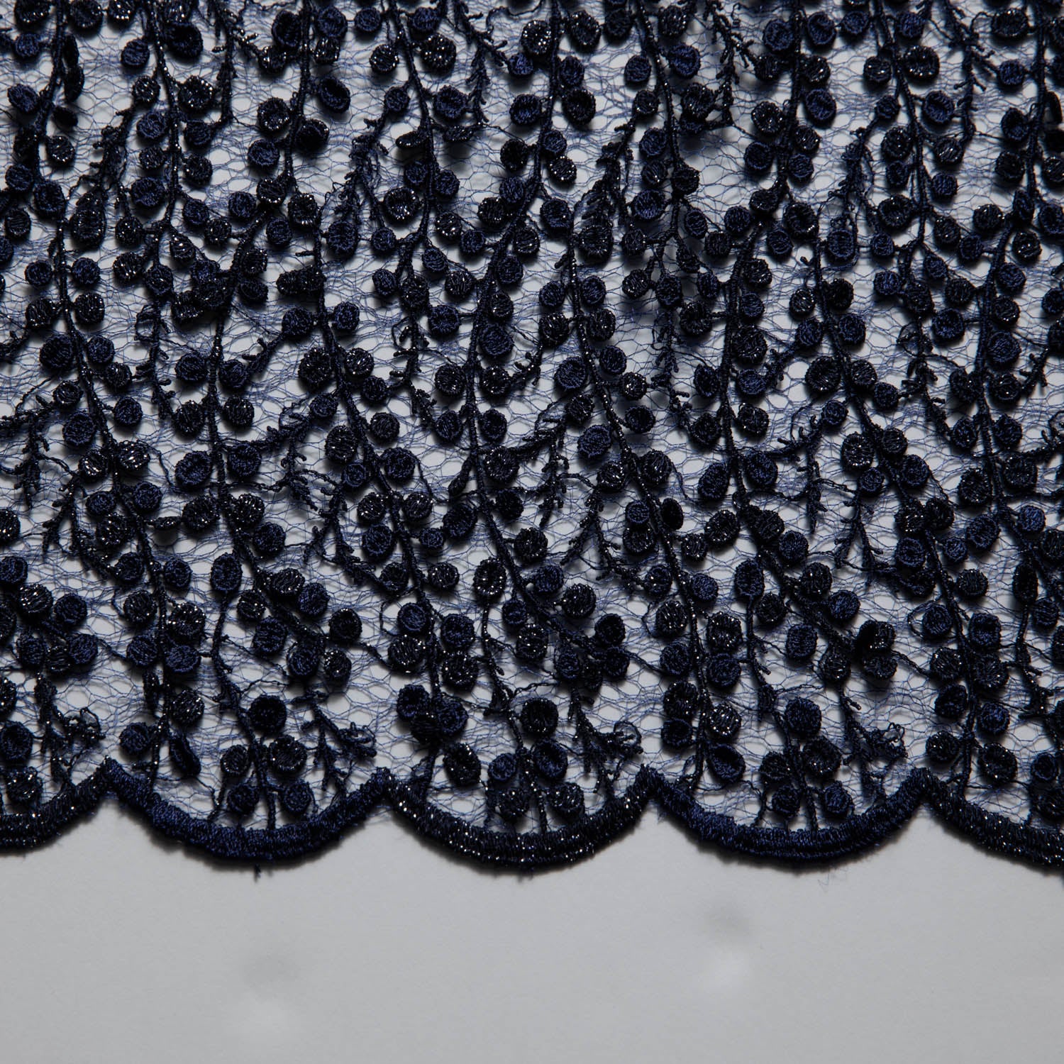 Seagull Tulle Lace Fabric MP/P Dalang Embroidered with Glorious Pattern 50/52" Wide | Exquisite Fabric
