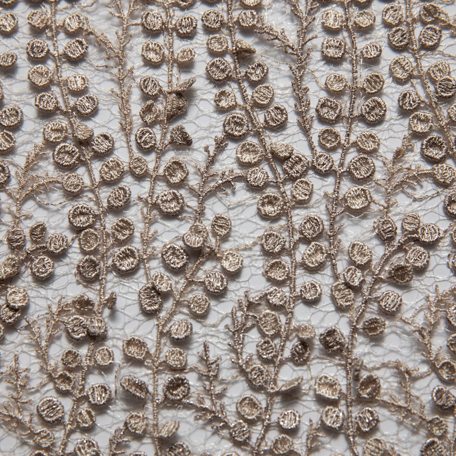 Seagull Tulle Lace Fabric MP/P Dalang Embroidered with Glorious Pattern 50/52" Wide | Exquisite Fabric