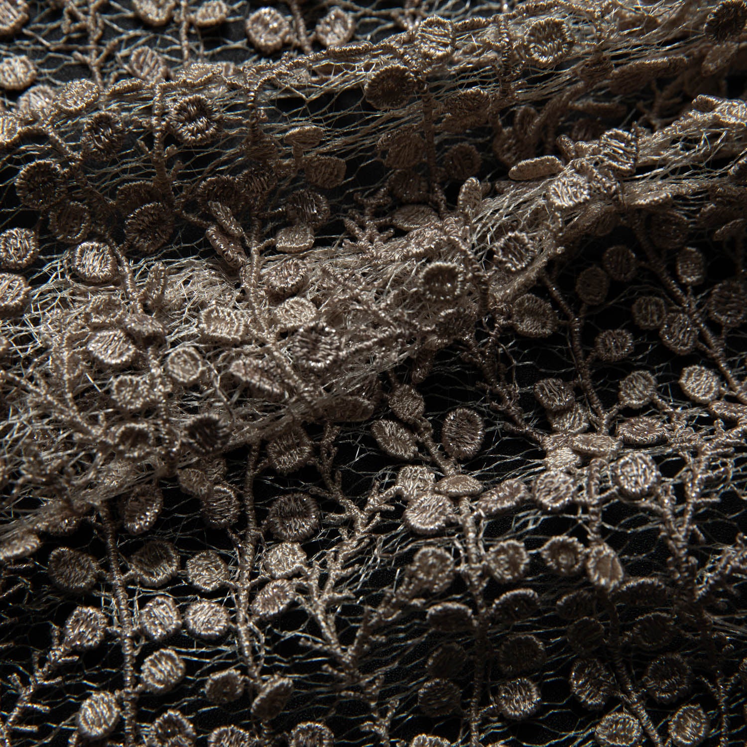 Seagull Tulle Lace Fabric MP/P Dalang Embroidered with Glorious Pattern 50/52" Wide | Exquisite Fabric