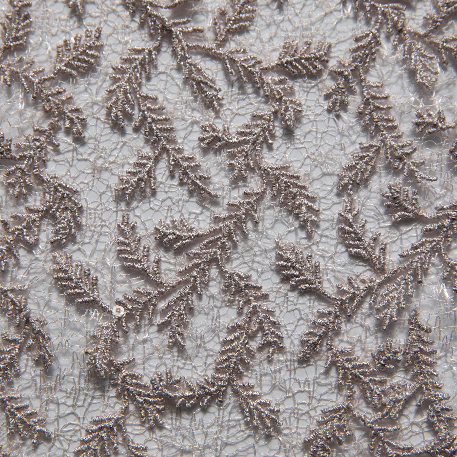 Embroidered Tulle Lace Fabric with Beautiful Intricate Design 50/52" Wide | Exquisite Fabric