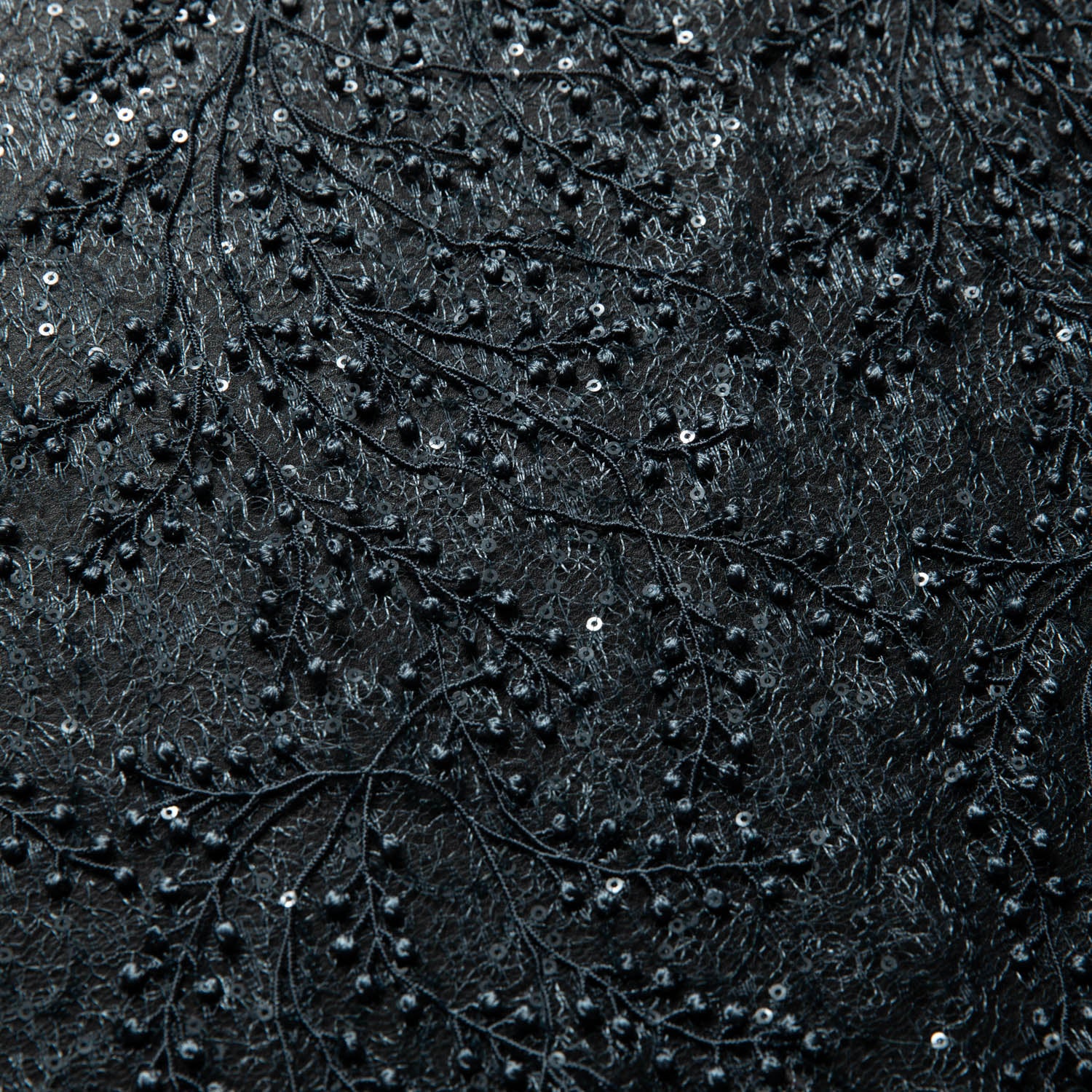 Spider Tulle Lace Fabric with Spangles & Sequins and Incredibly Rich & Elegant Pattern 52" Wide | Exquisite Fabric