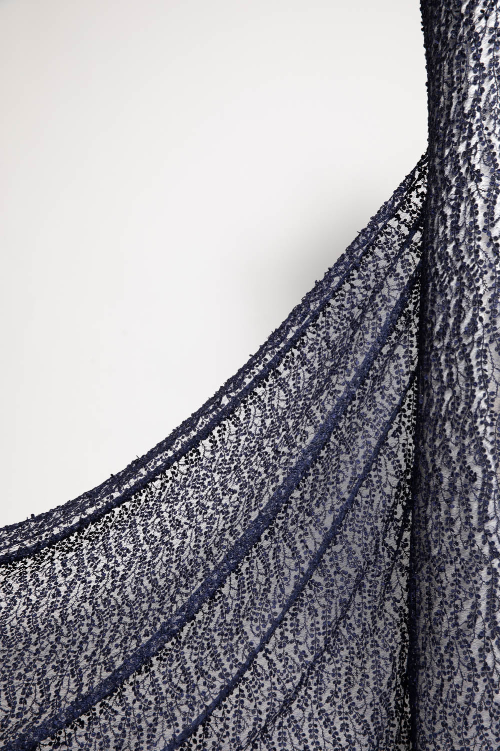 Seagull Tulle Lace Fabric MP/P Dalang Embroidered with Glorious Pattern 50/52" Wide | Exquisite Fabric