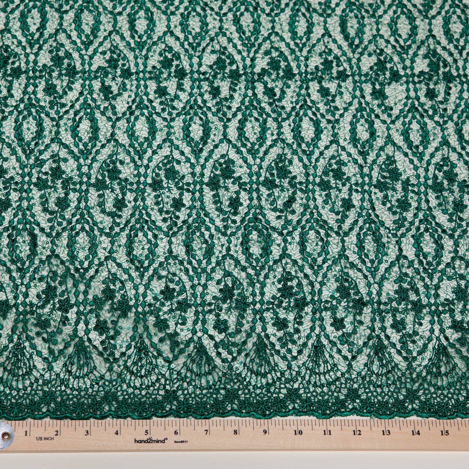 Susumi Lace Tulle Fabric Embroidered Metallic w/Sequins with Exquisite Design 100% Polyester 50/52" Wide | Exquisite Fabric