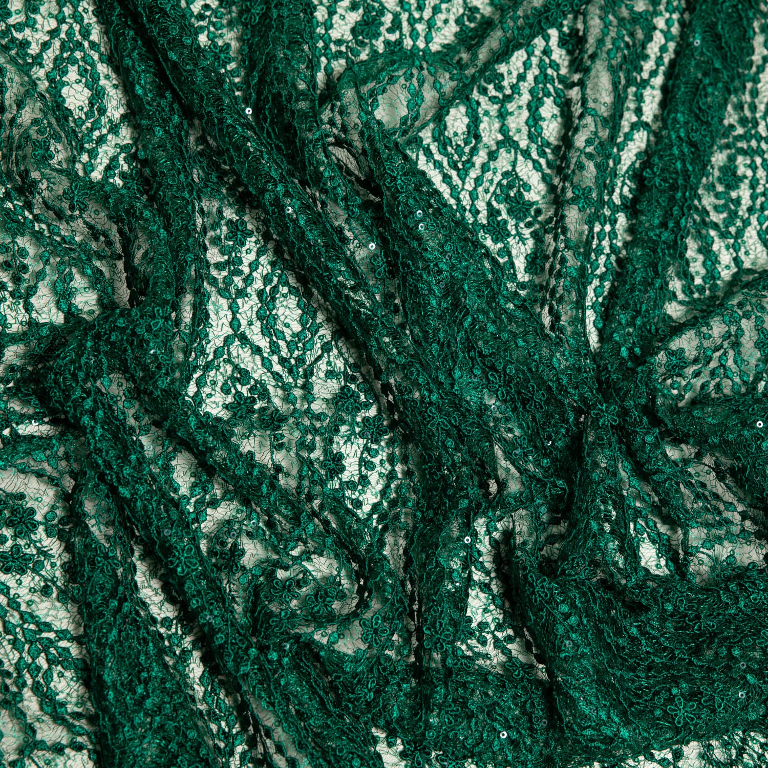 Susumi Lace Tulle Fabric Embroidered Metallic w/Sequins with Exquisite Design 100% Polyester 50/52" Wide | Exquisite Fabric