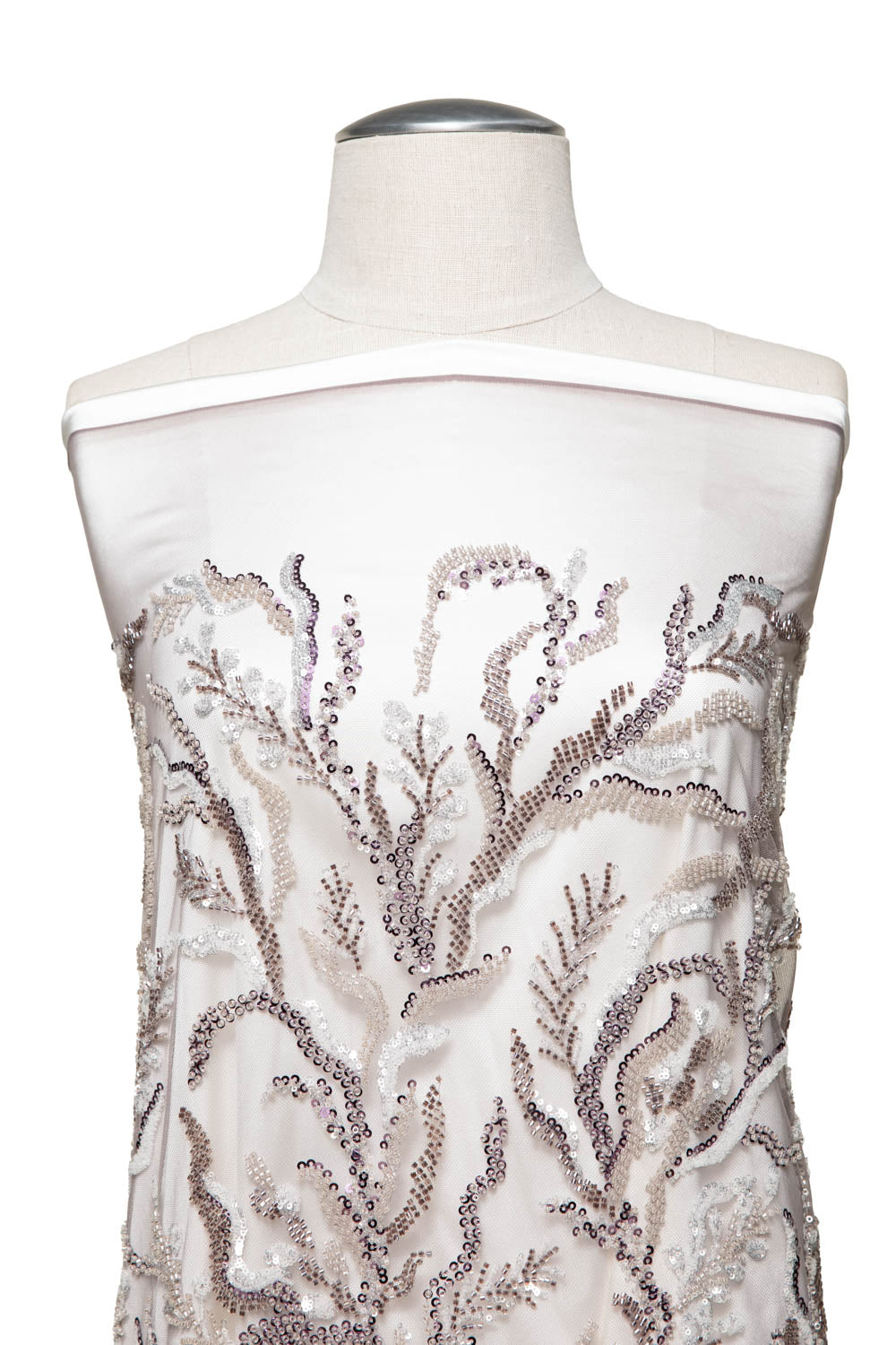 Embroidered Lace Fabric Beaded, Sequined with Amazing Rich Design 50/52" Wide | Exquisite Fabric
