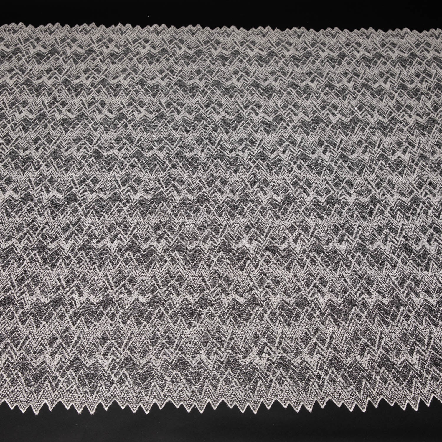 Susumi Lace Tulle Fabric Embroidered Metallic w/Sequins and Intricate Pattern 100% Polyester  50/52" Wide | Exquisite Fabric