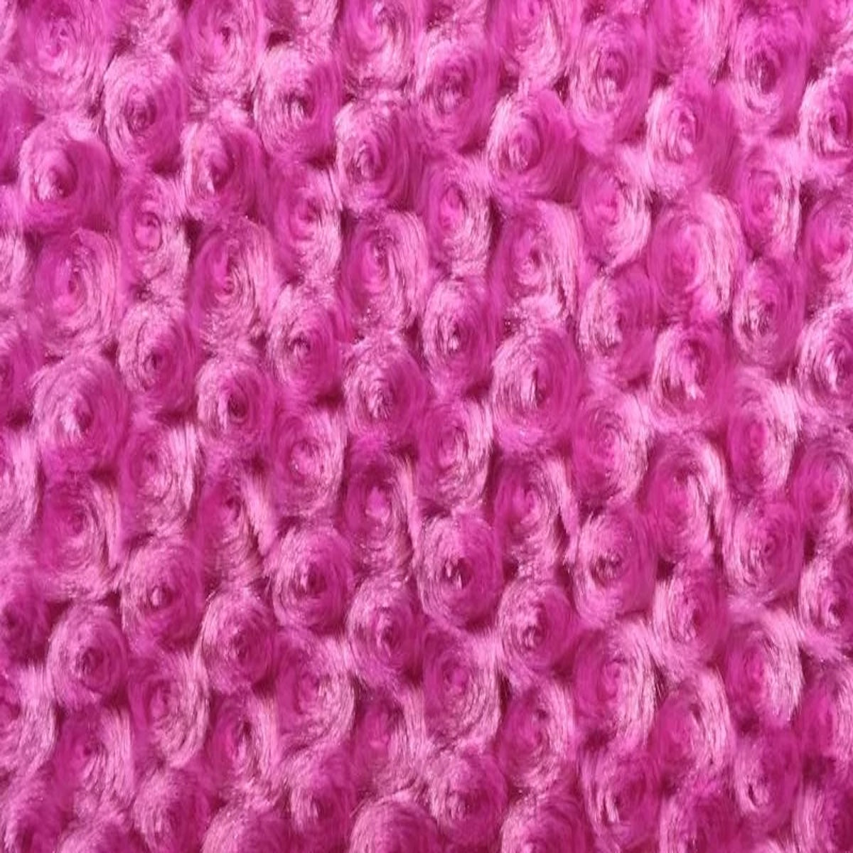 Swirl Rosebud Faux Fur Fabric