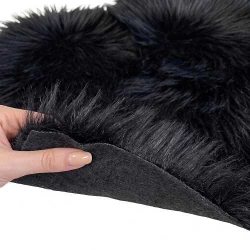 Husky Print Long Pile Shaggy Faux Fur Fabric