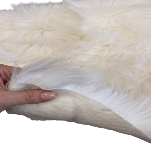 Husky Print Long Pile Shaggy Faux Fur Fabric