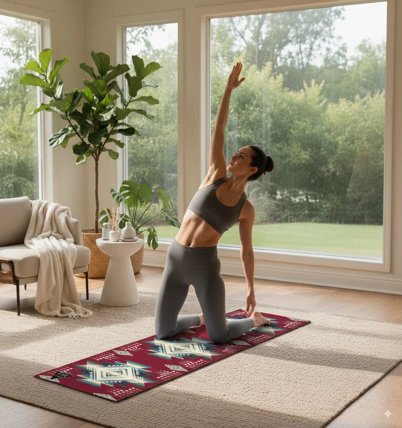 Buffalo Hills Lava Yoga Mat – 6mm Non-Slip, Eco-Friendly & Cushioned | Yune Yoga