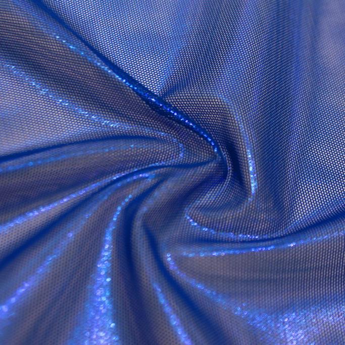 Glaze Foiled Stretch Mesh | Blue Moon Fabrics