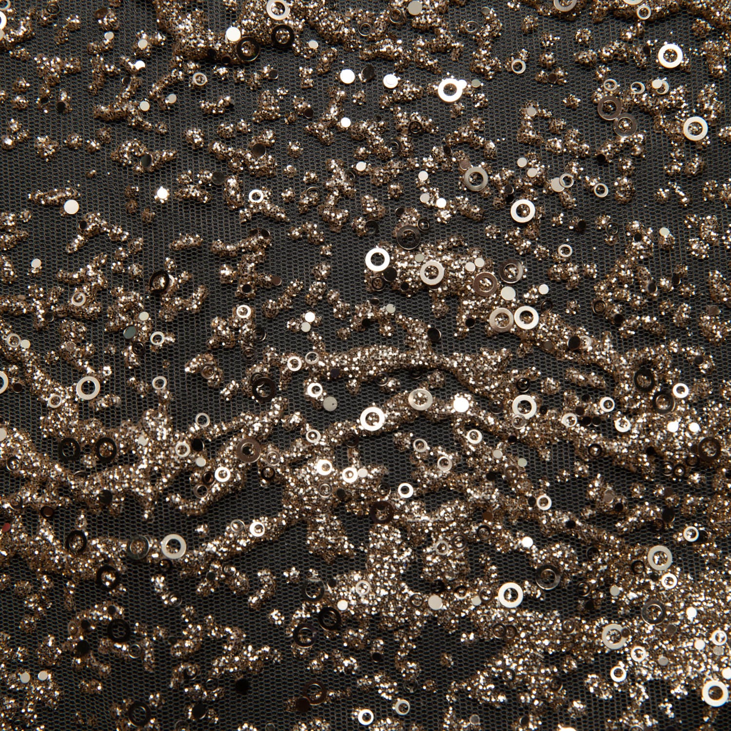 GOLD  P/SOFT LACE FABRIC GLITTER 56/58" WIDE | Exquisite Fabric