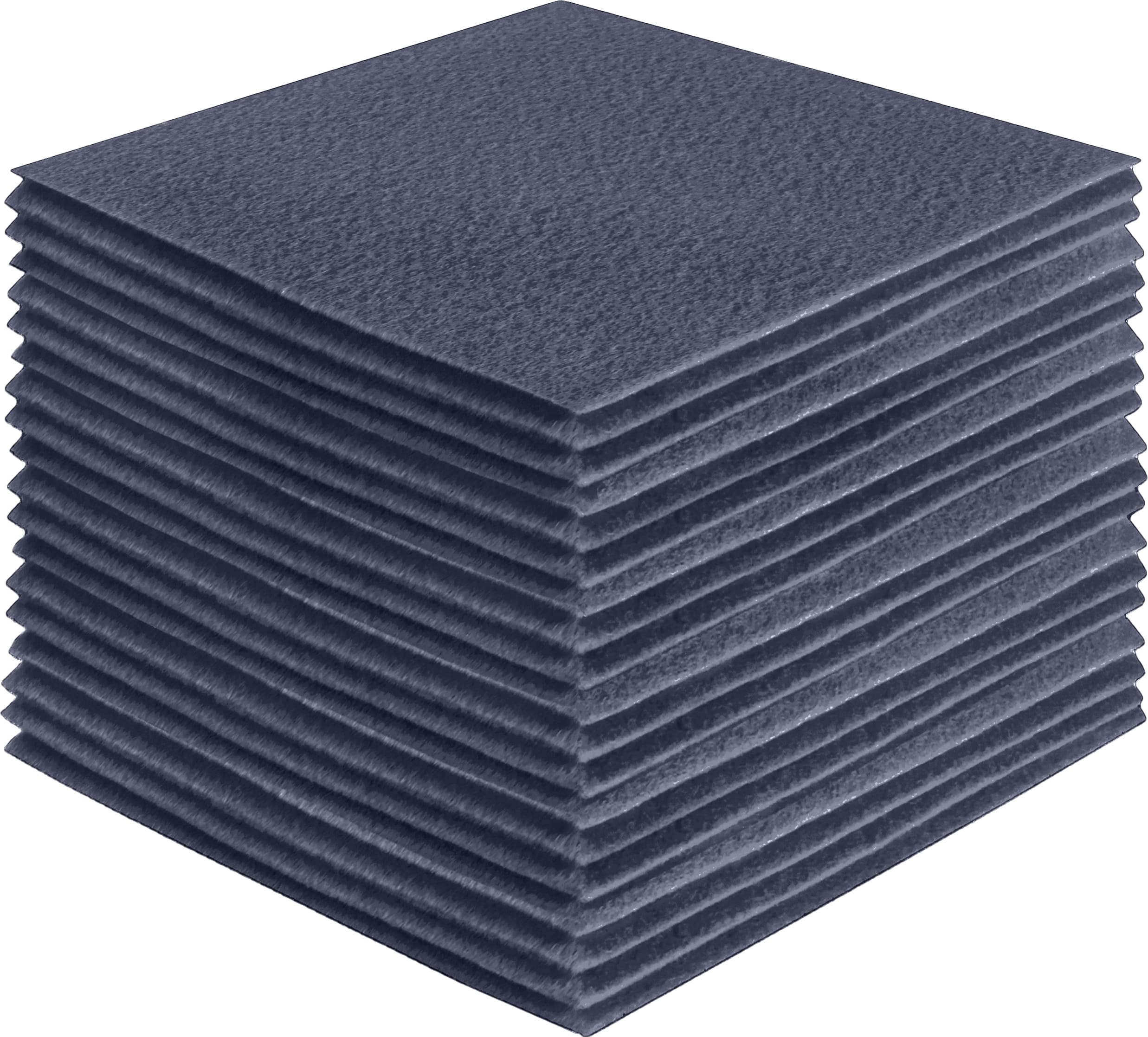 FabricLA Acrylic Felt Craft Sheet Packs – Heather Gray | Soft 100% Acrylic Felt Sheets for DIY & Crafts