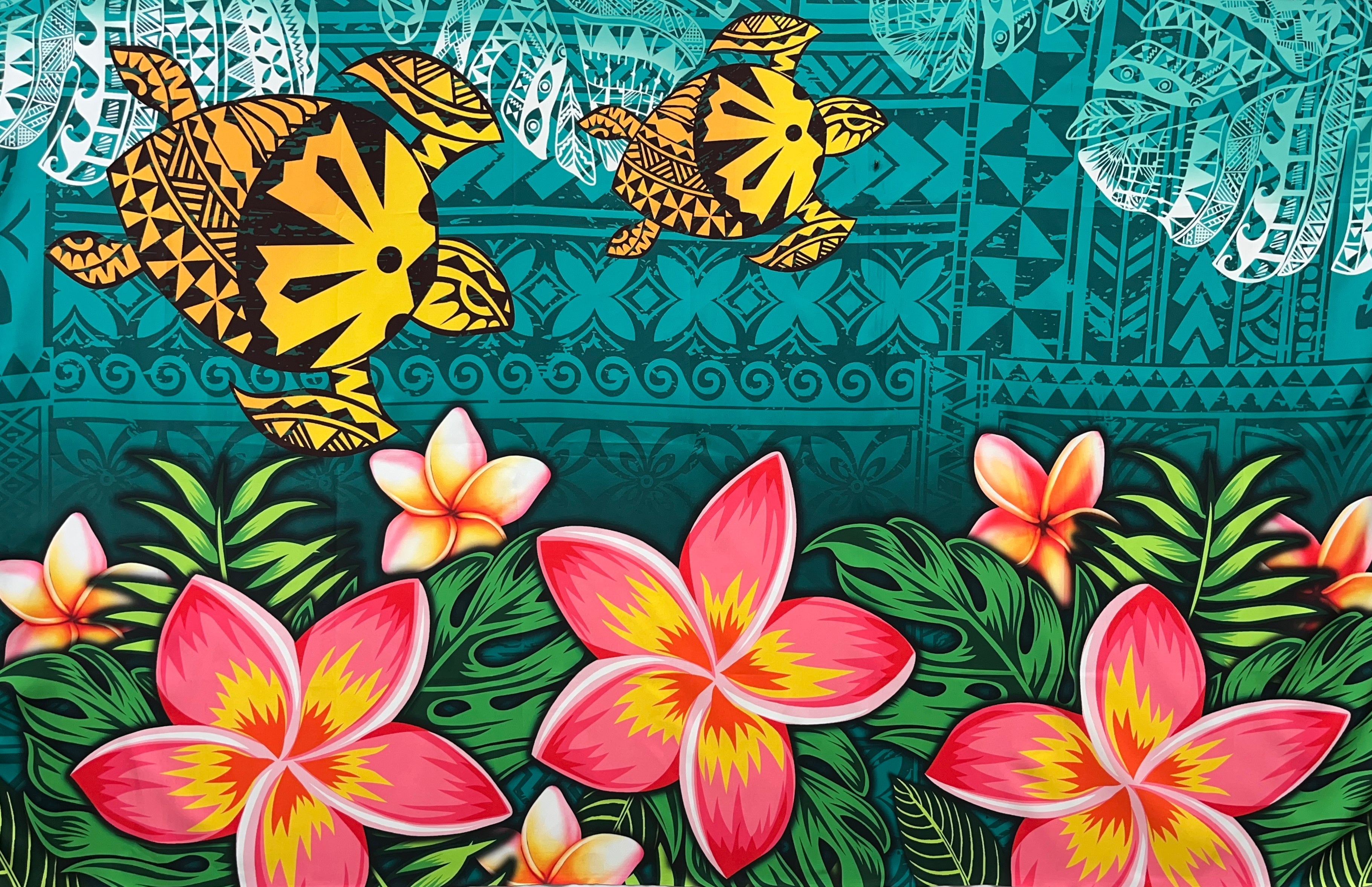 Hibiscus, Plumeria Assortment Sarong | Islands Fabric