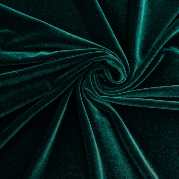 Heavy Stretch Velvet Spandex Fabric