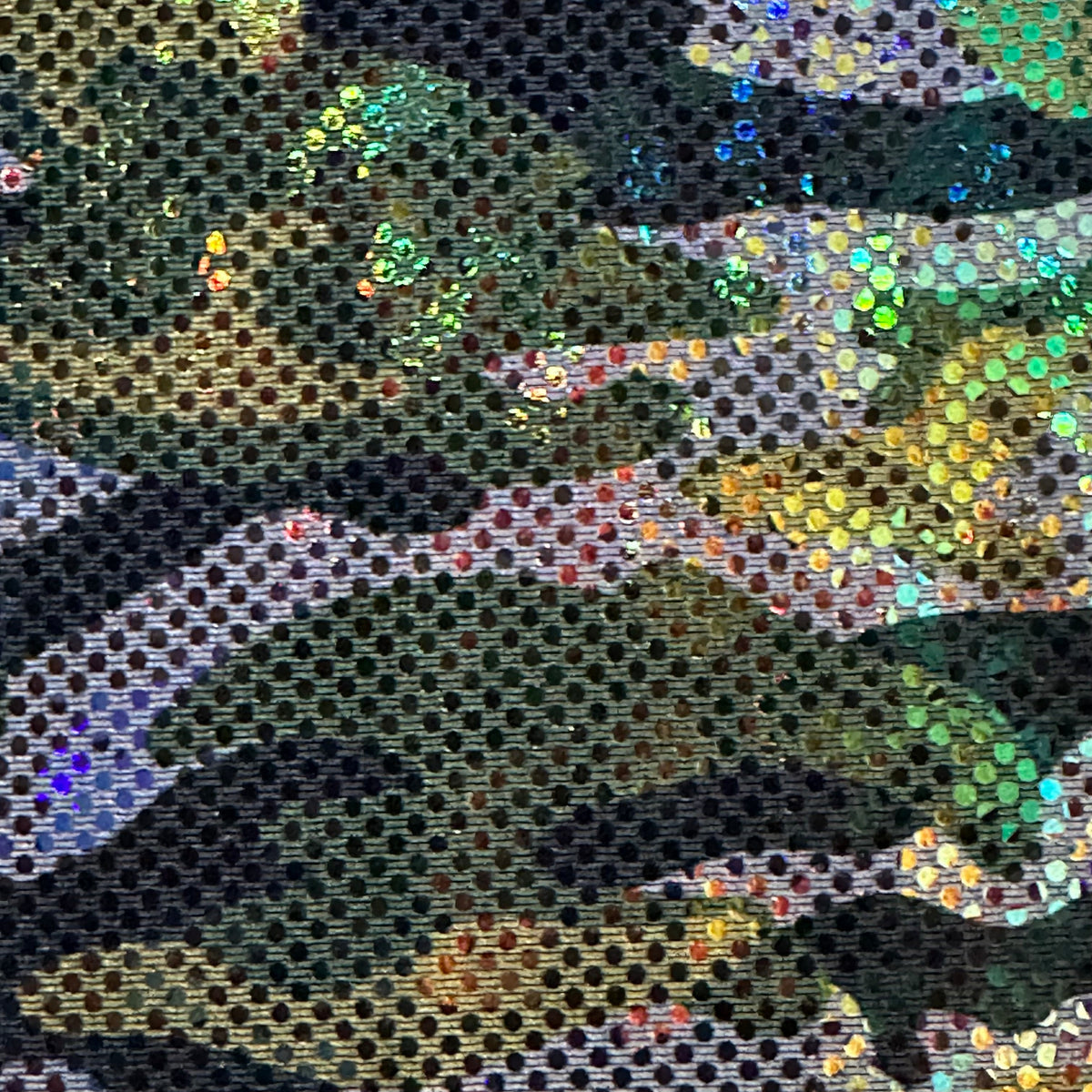 Army Stretch Poly Spandex Hologram Digital Design Fabric | Spandex Palace
