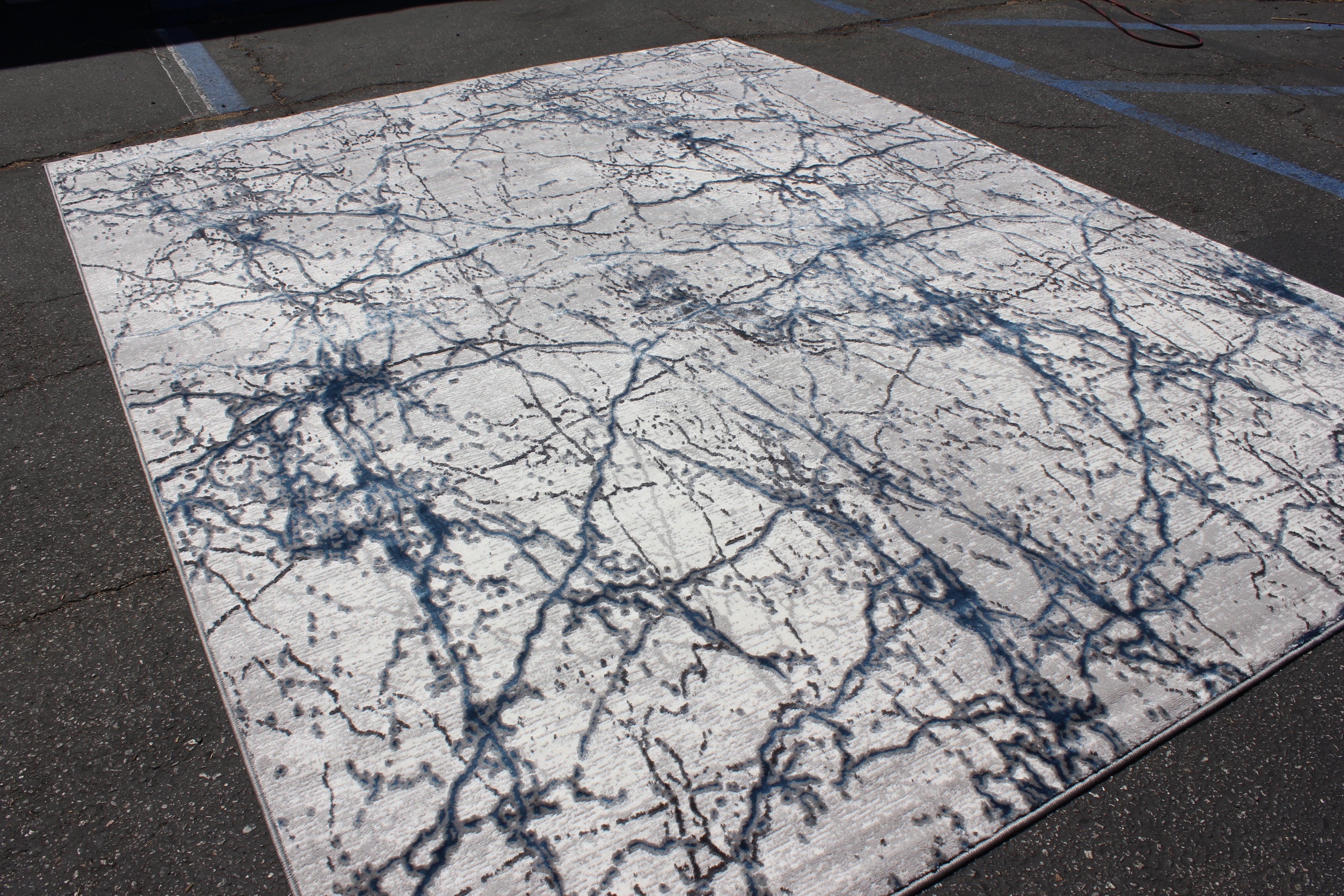 Comfortable Soft Shimmery Cozy Fluffy Design Area Rug/ Carpet