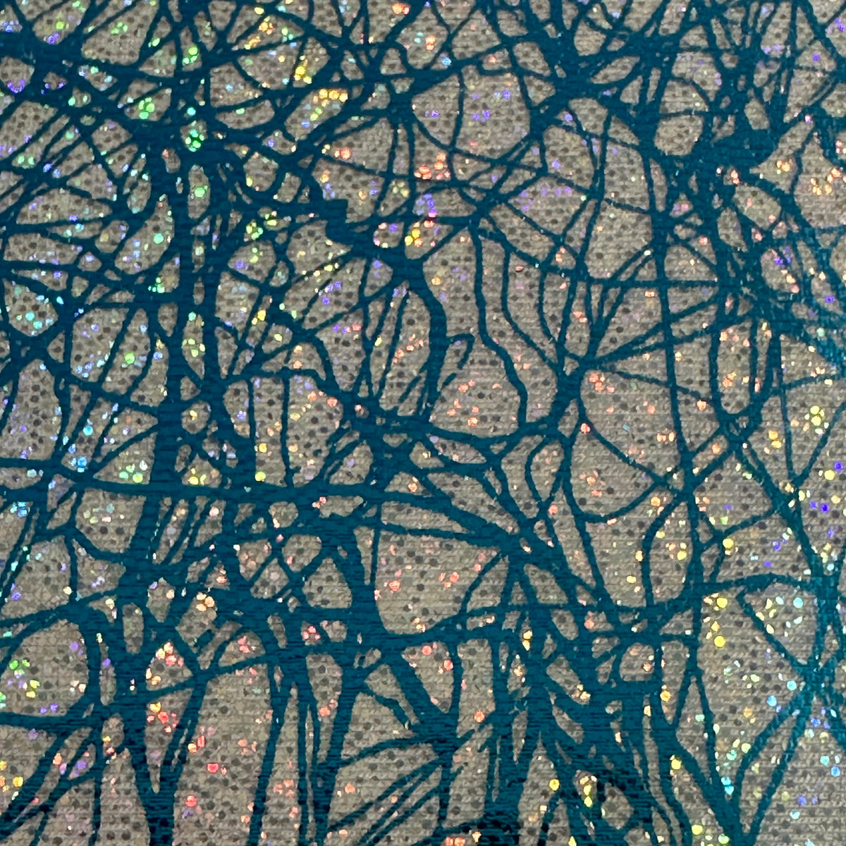Radiant Chaotic Print 4-Way Flex Polyester Spandex  Fabric | Spandex Palace