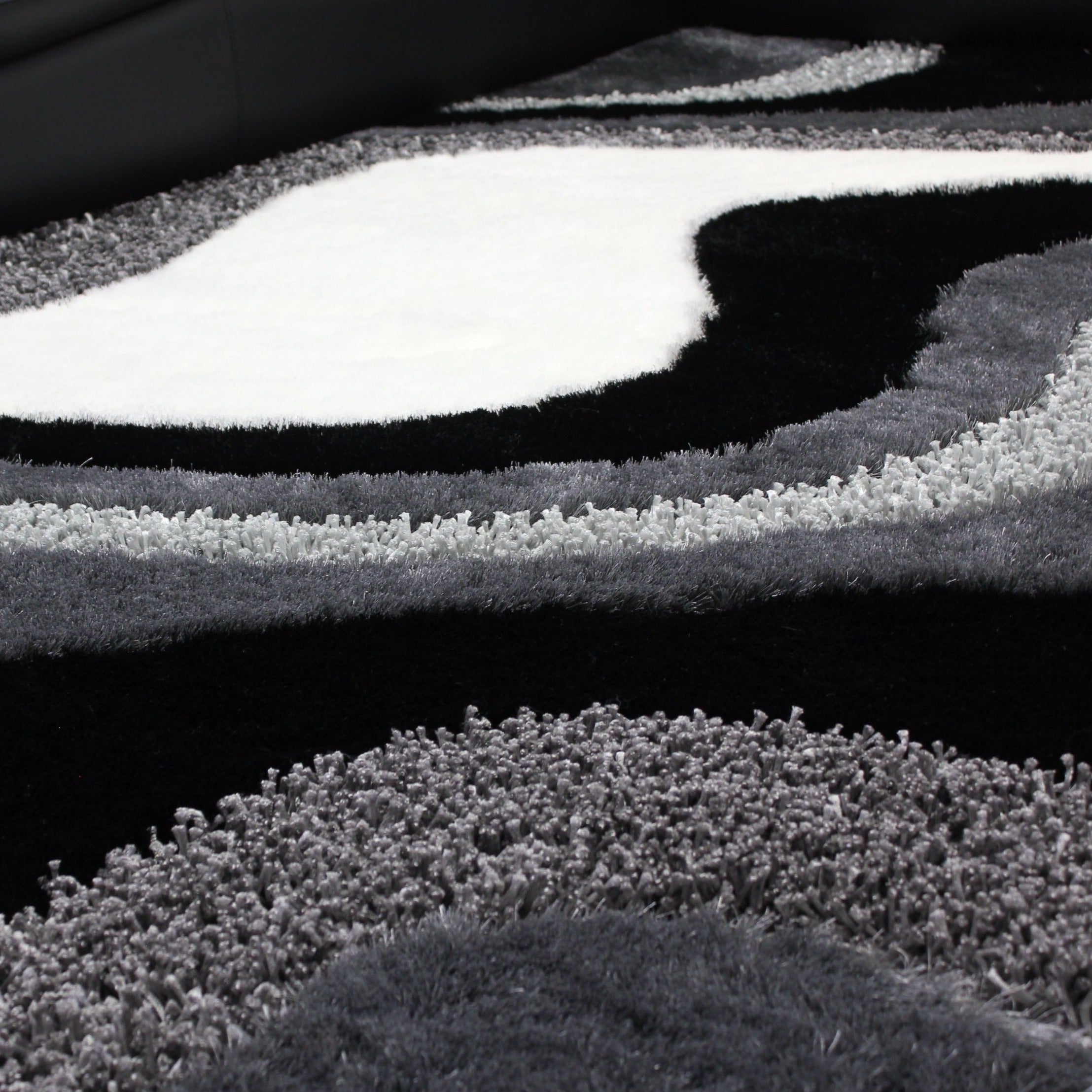 Luxury Shag Viscose Shiny Design Plush Area Rug/ Carpet - S.V.D DESIGN 29.