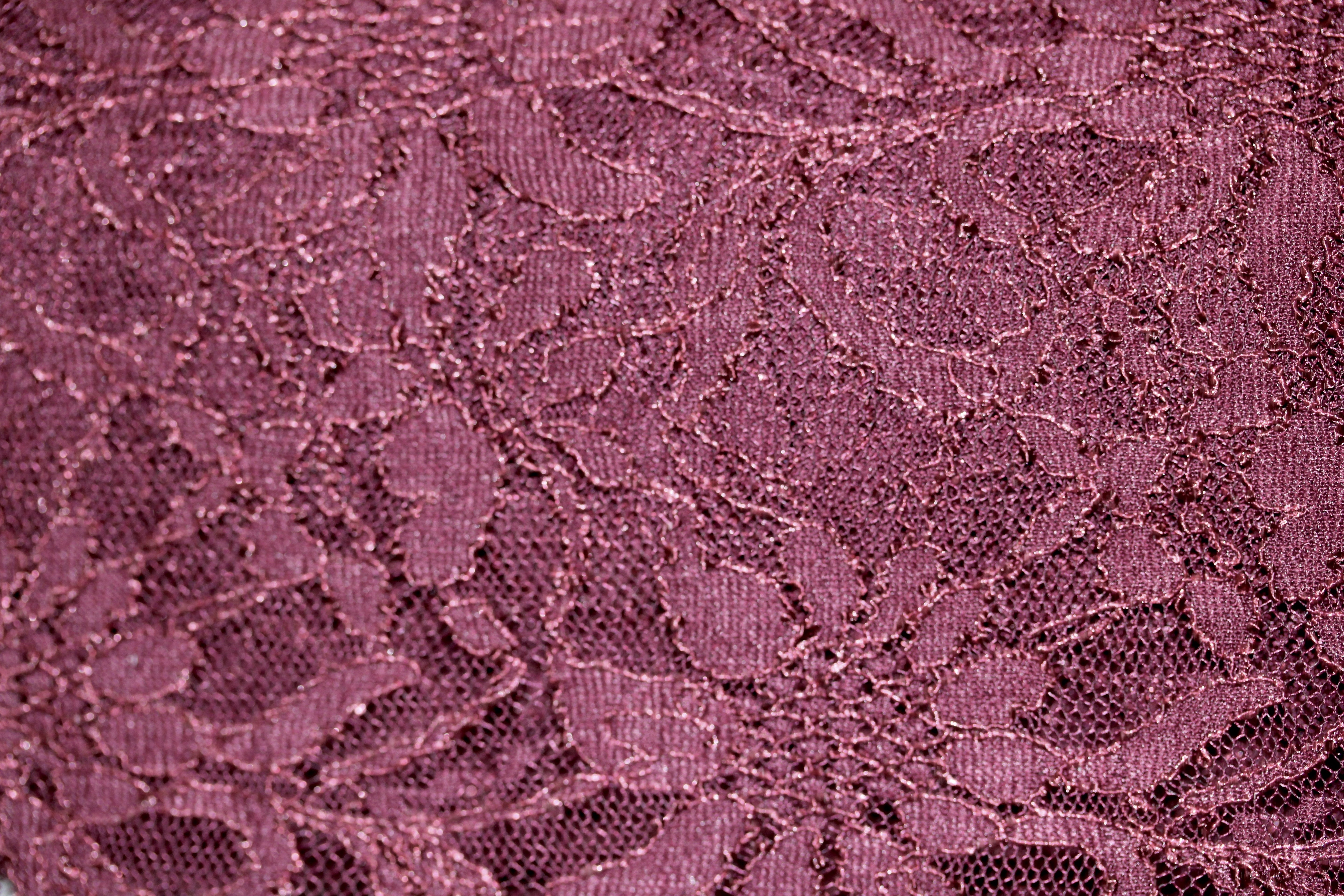 EMBROIDERED 3D FLORAL LACE ULTRA SOFT FABRIC BURGUNDY 59" WIDE BY THE YARD