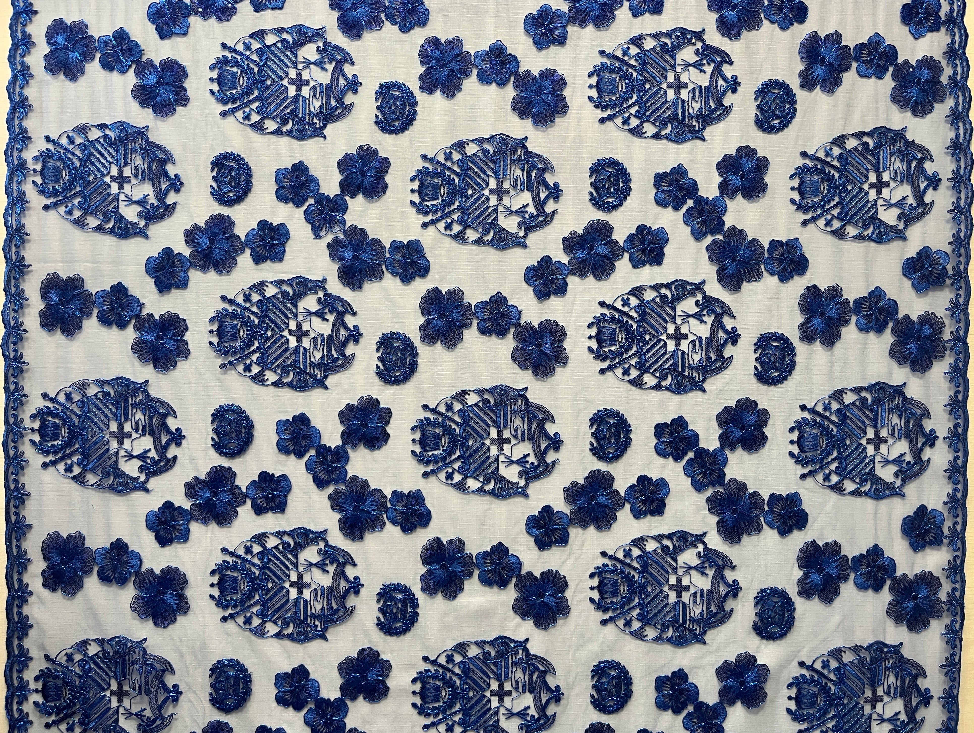 Hibiscus Tonga Seal Lace | Islands Fabric