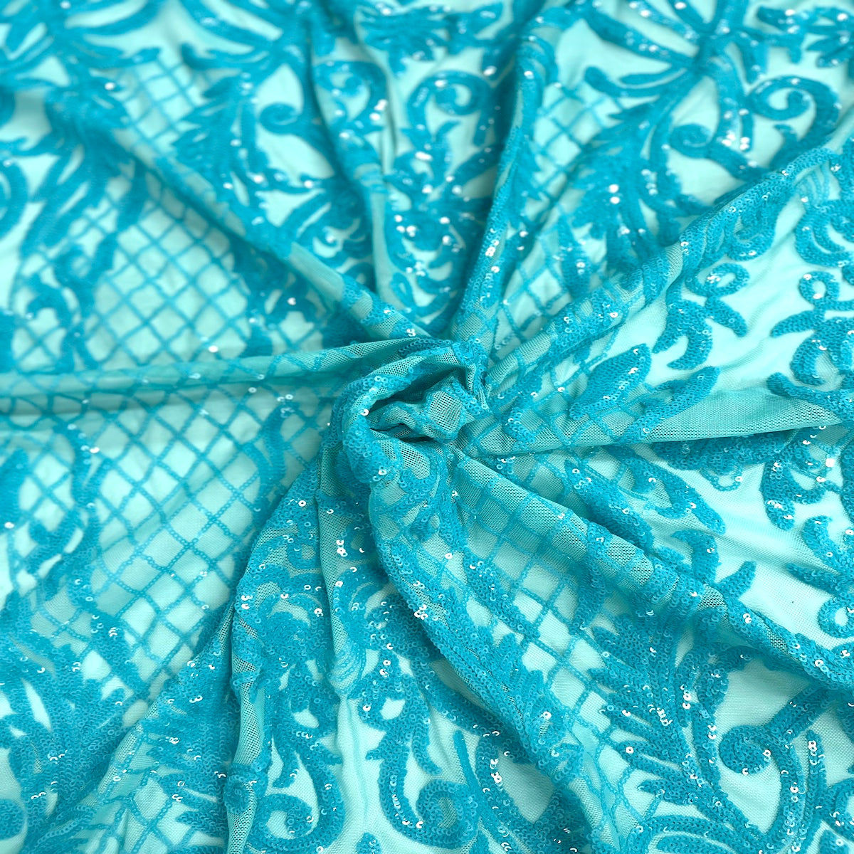 Luna Stretch Sequins Fabric