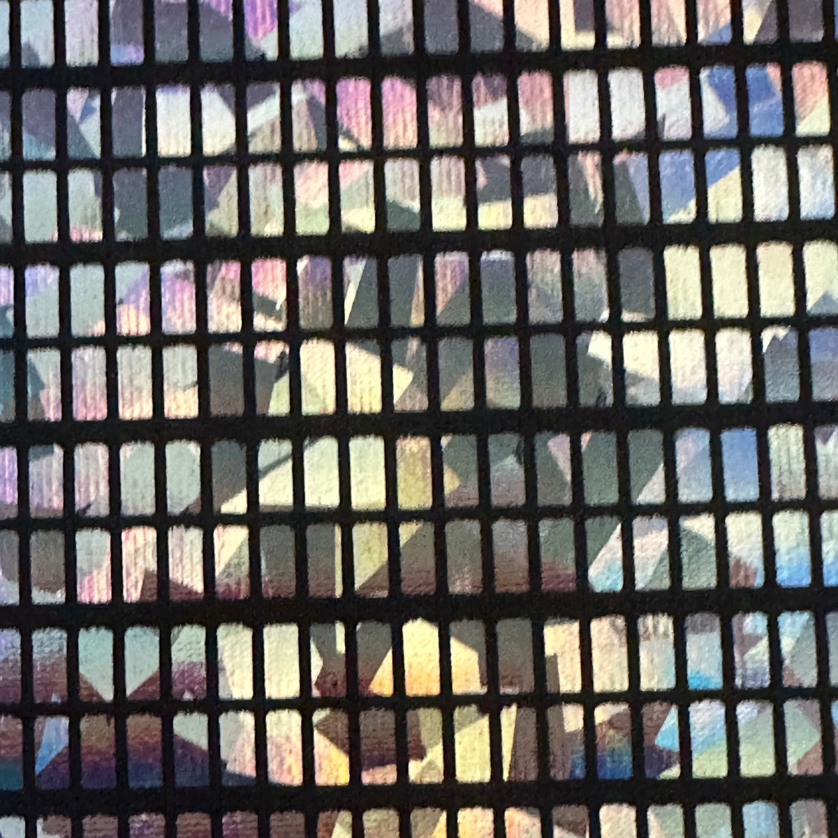 Hologram Disco 2-Way Sequin Foil Poly Stretch Fabric | Spandex palace