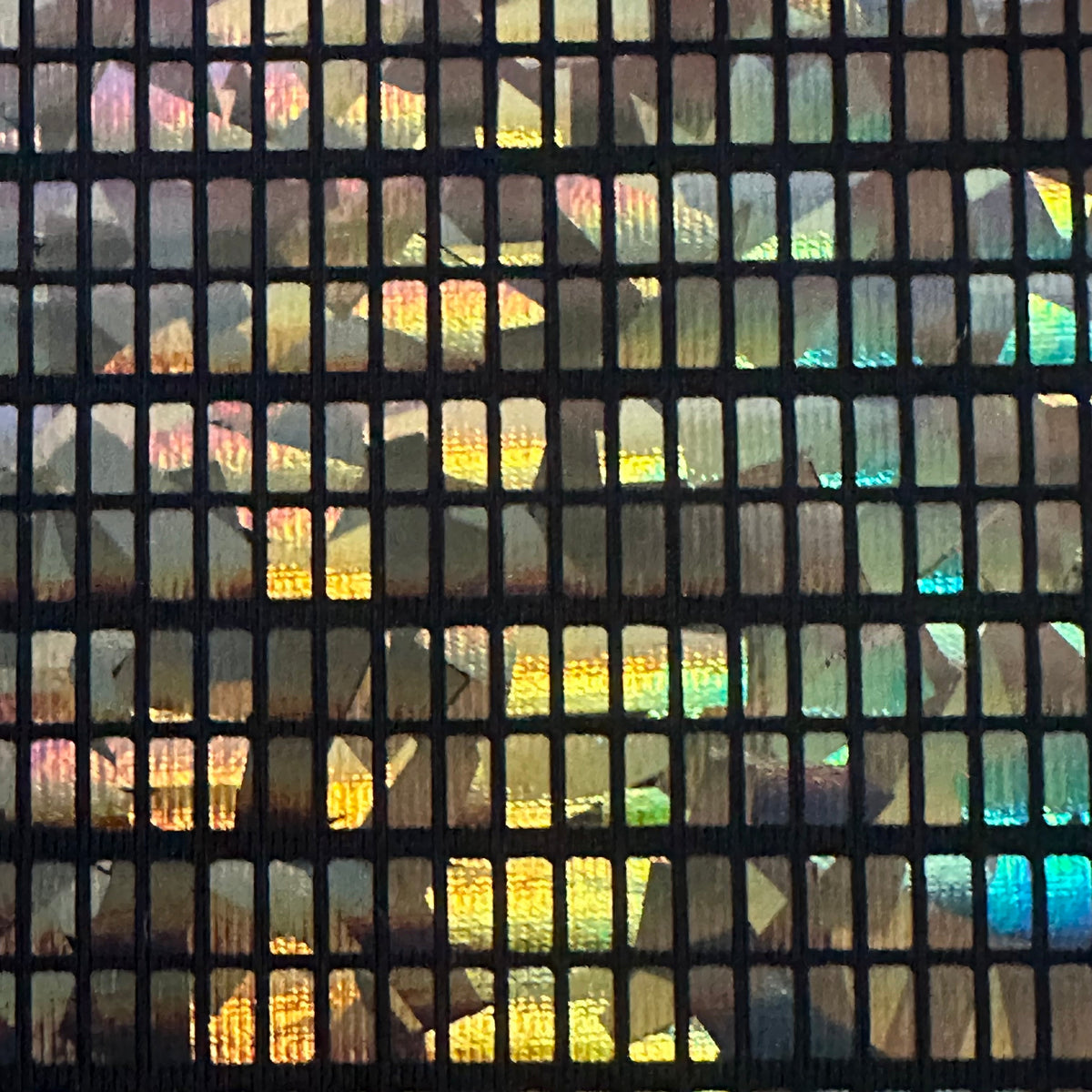Hologram Disco 2-Way Sequin Foil Poly Stretch Fabric | Spandex palace