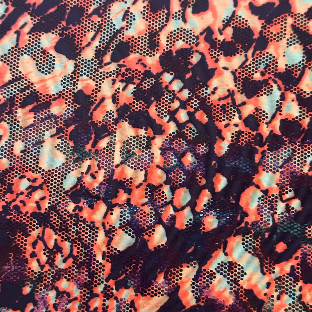 Snake 4-Way Stretch Luminous Illusion Print Fabric | Spandex Palace