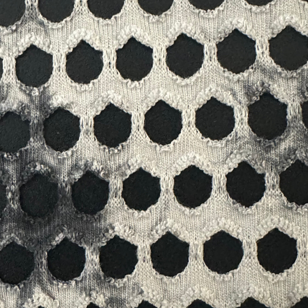 Perforated Pentagon 2-Way Polyester Spandex Fabric | Spandex Palace