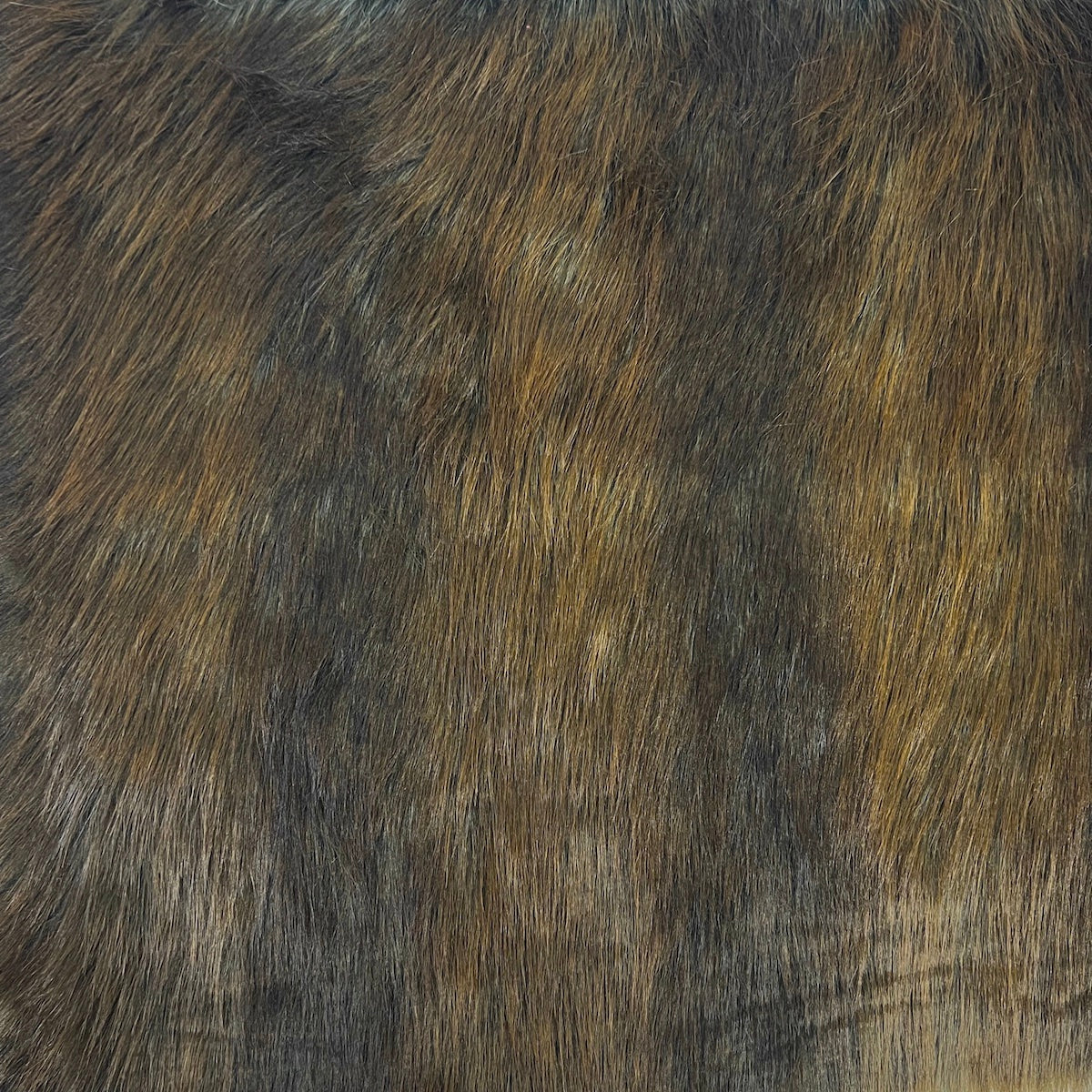 Striped Long Pile Faux Fur Fabric