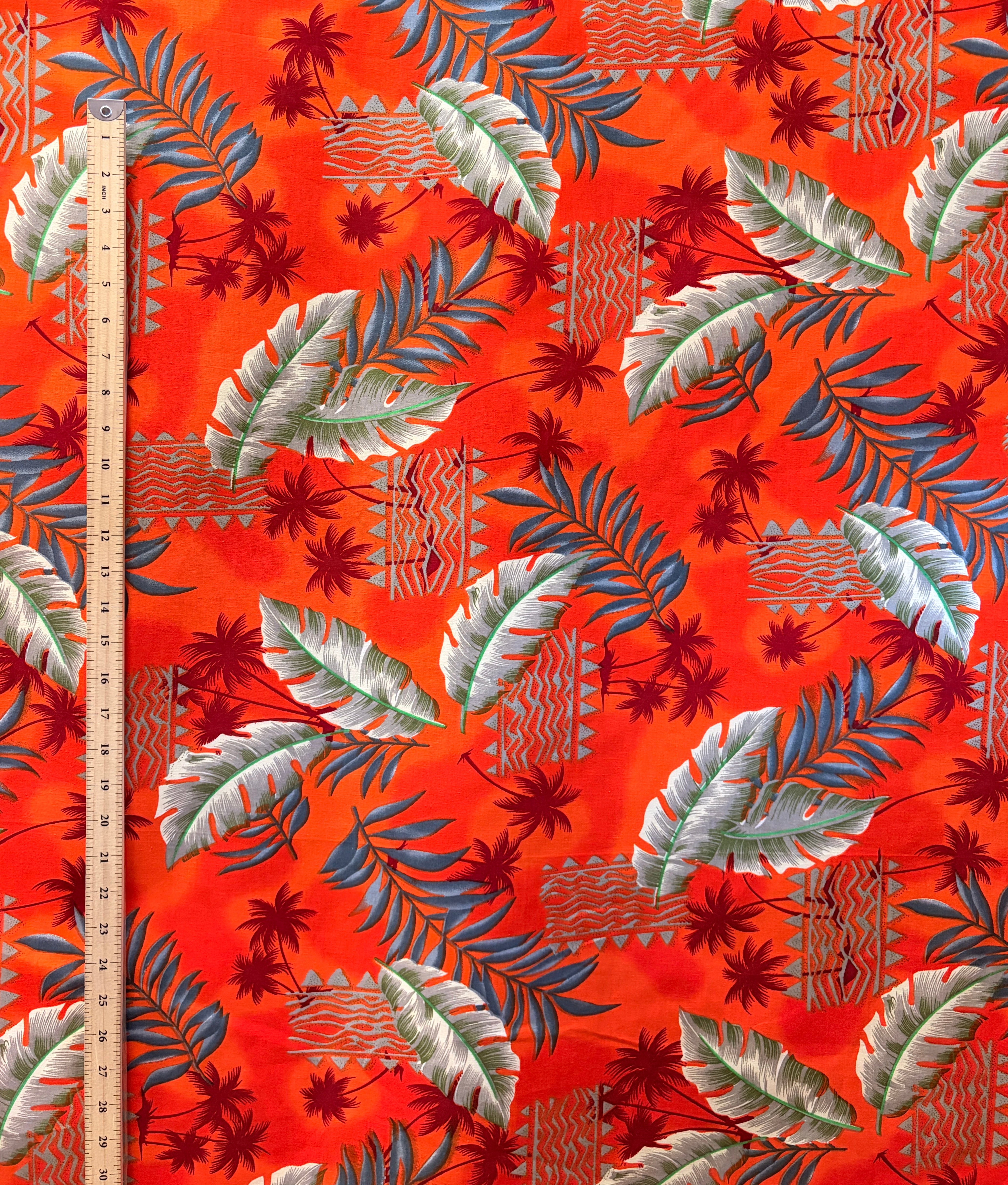 Split Leaf Hammock Fern Cotton Fabric| Islands Fabric