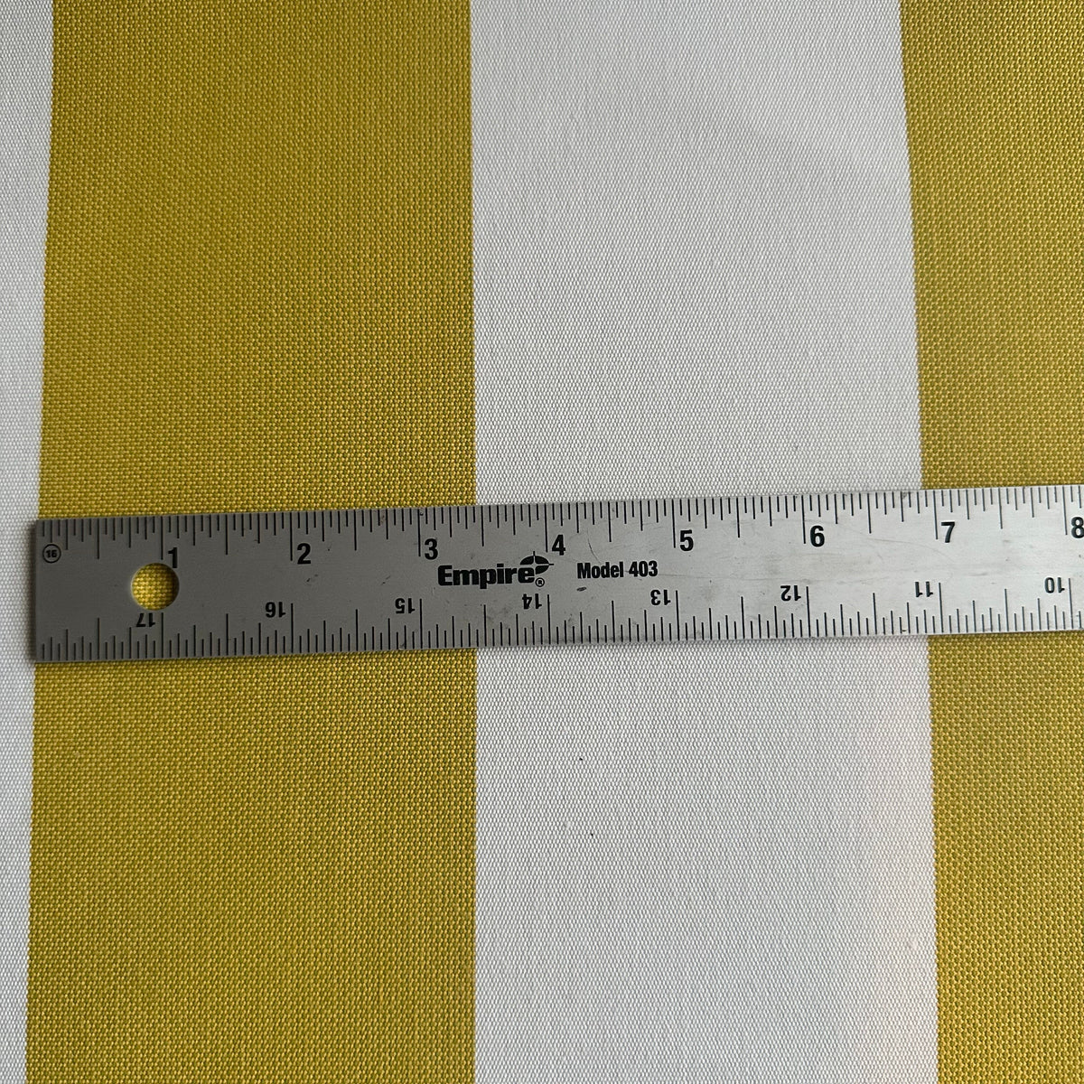 Water Repellent Acrylic Gold Stripe Outdoor Fabirc |Spandex Palace