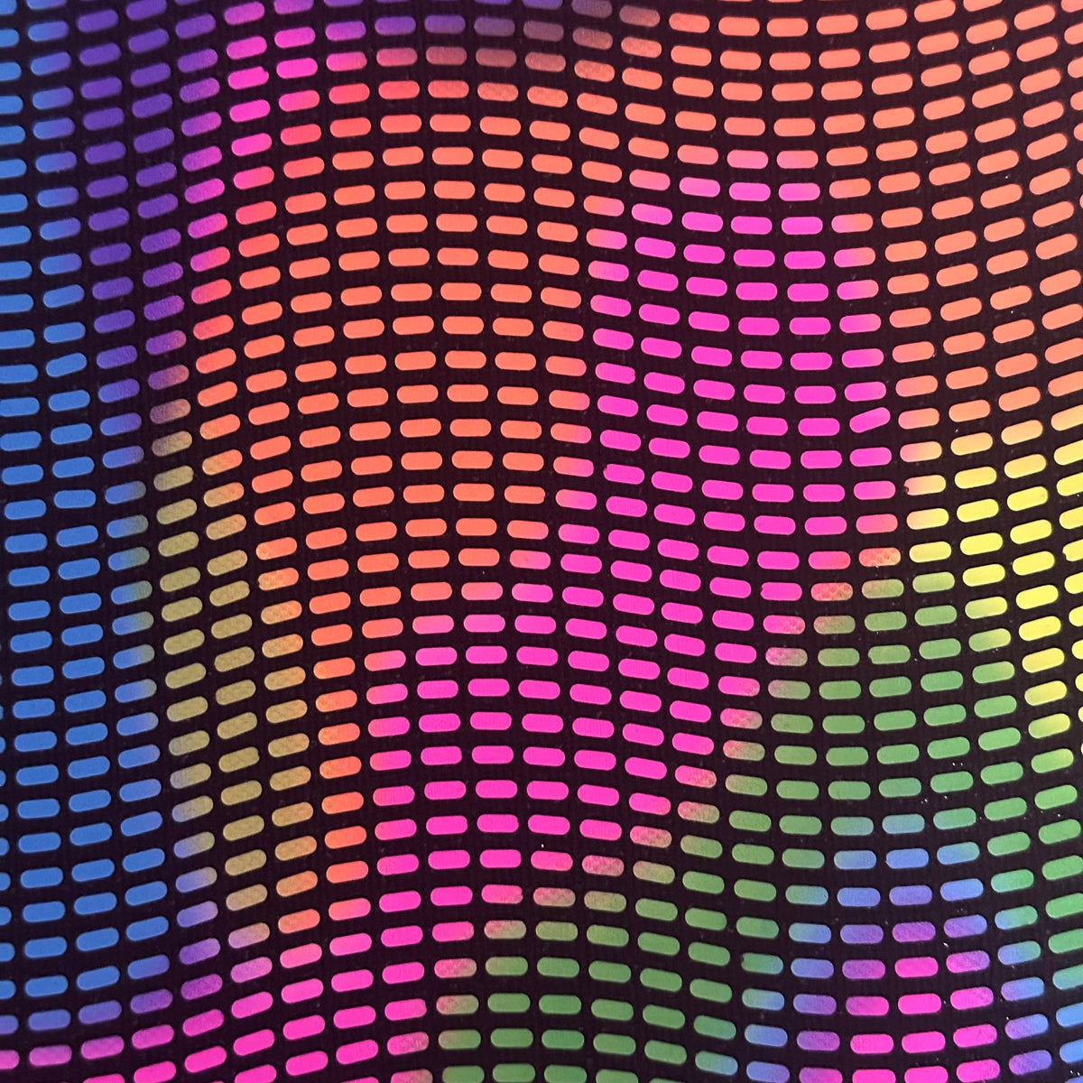 4-Way Dazzling Neon Trans Sequin Stretch Fabric  |Spandex Palace