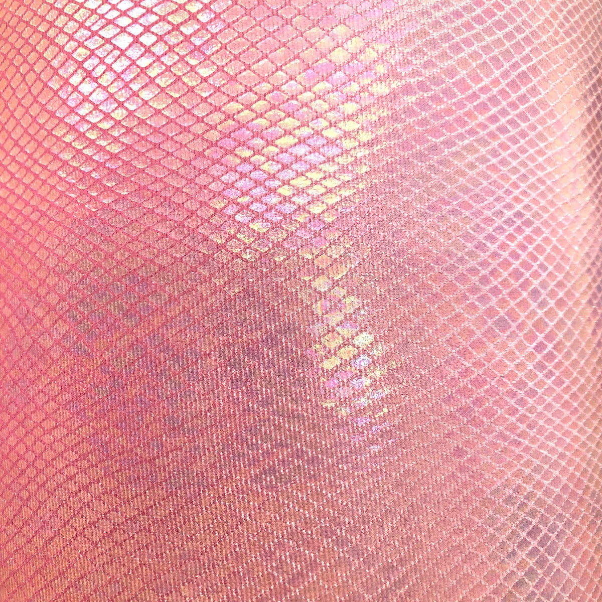 Venom Iridescent Snakeskin Stretch Velvet Spandex Fabric