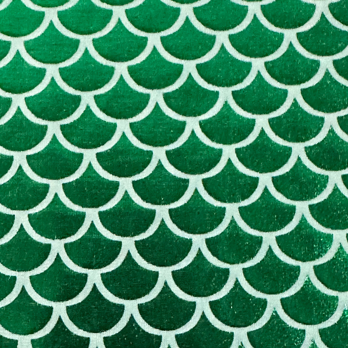 Mermaid Metallic Foil Luxe 100% Polyester Fabric | Spandex Palace
