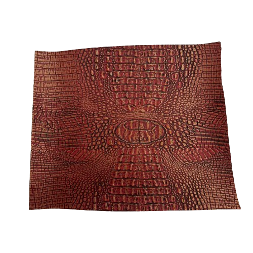 Mugger Two Tone Gator Faux Leather Vinyl Fabric