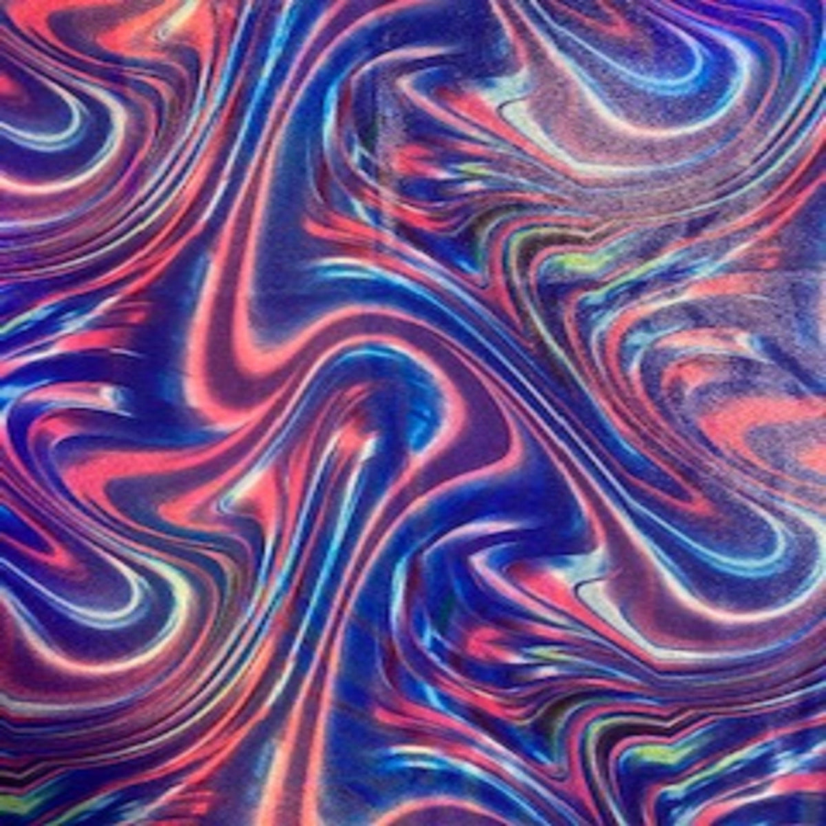 Volcano Abstract Rainbow Stretch Poly Spandex Digital Print Fabric | Spandex Palace